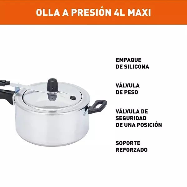 Olla A Presión Imusa Maxi 4 Lt 0559
