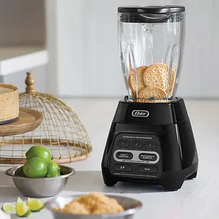 Licuadora Oster Reversible Vaso Vidrio 1000w Negra 9318