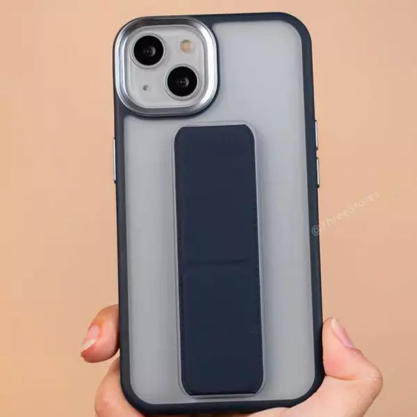 Case Diseño Correa Soporte Magnetico Azul Iphone 15