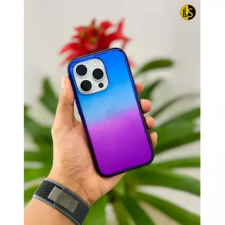 Case Degrade Azul-Fucsia Iphone 15pro