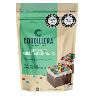 Grageado De Chocolate De Colores Cordillera X500gr