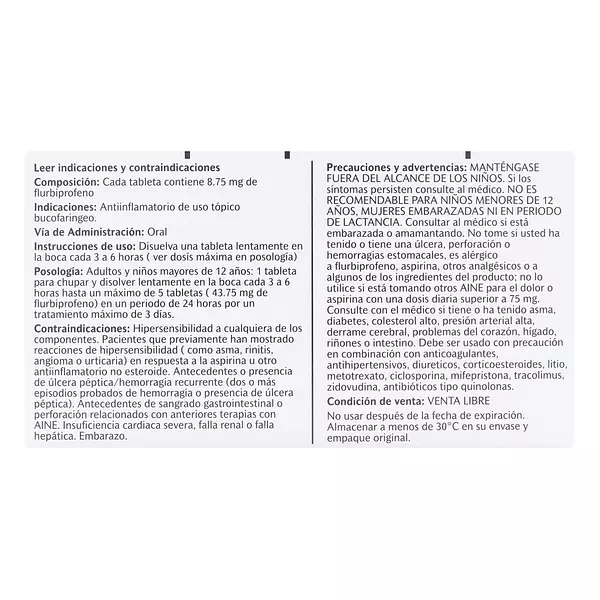Strepsils Intensive Sin Azúcar