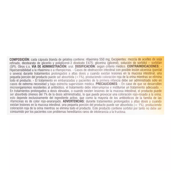 Ifaxim Rifaximina 550 Mg