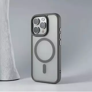 Case Magsafe Gris Mate Iphone 12pro+