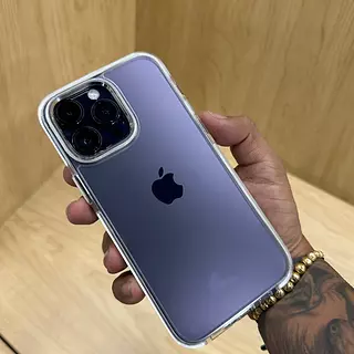 Case Transparente Borde Blanco Iphone 15