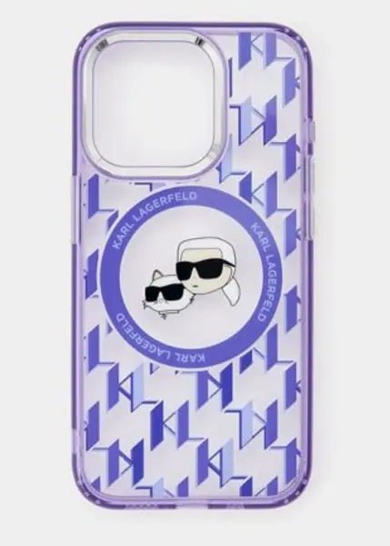 Case Original Karl Lagerfeld Morado Iphone 16pro+
