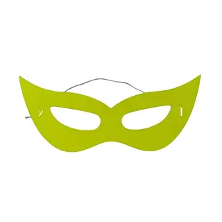 Antifaz Neon Liso Amarillo