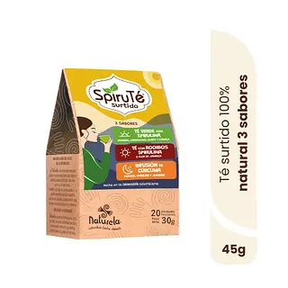 Spiruté Surtido 3 Sabores ( Rooibos- Curcuma Y Verde)