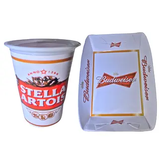 Platos Y Vasos Para Fiesta De Marcas De Cervezas