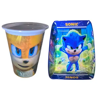 Platos Y Vasos Para Fiesta De Sonic