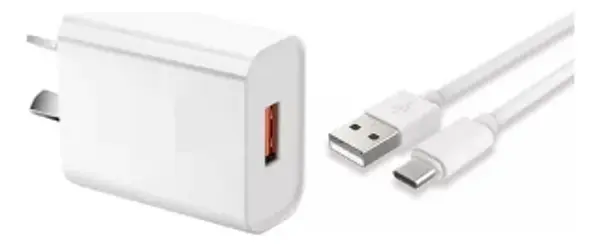 Cargador C/C Cable + Enchufe Marranito Celular
