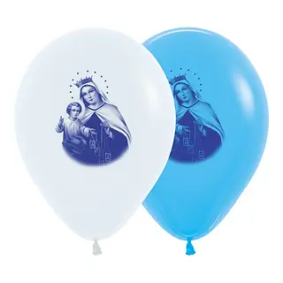 Globo Sempertex Fashion Estampado Virgen Del Carmen