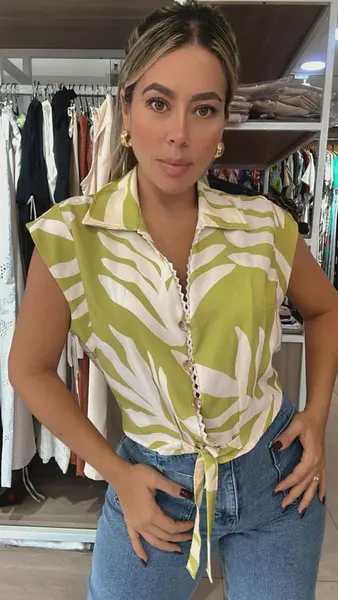 Blusa Verde – Frescura Y Estilo Casual