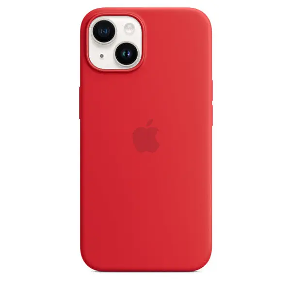 Silicon Case Rojo Iphone15pro+