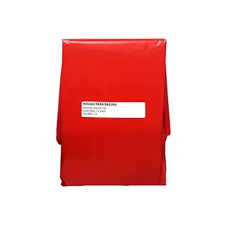 Bolsa Basura 56x68 Roja X11 Gold Silver