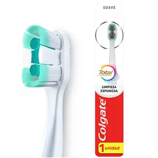 Cepillo Colgate Total Limpieza Espumosa Suave