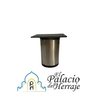 Pata Redonda Acero Inx 6cms Sin Nivelador - Fundi