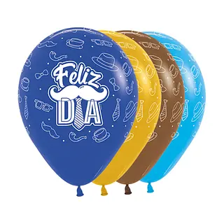 Globo Sempertex Fashion Surtido Feliz Fiesta Bigotes