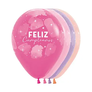 Globo Sempertex Fashion Surtido Infinity Fiesta Acuarela