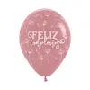 Globo Sempertex Fashion Palo De Rosa Infinity Flores