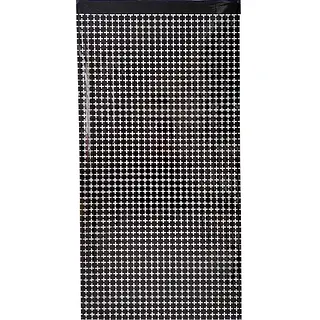 Cortina De Cuadrados Pequeños Negro