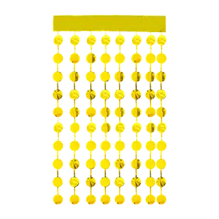 Cortina De Criculos Dorada