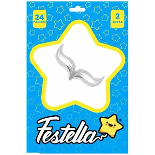 Globo Para Cola Sirena 24'' Plateado