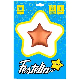 Globo Estrella Terracota Carton 18''