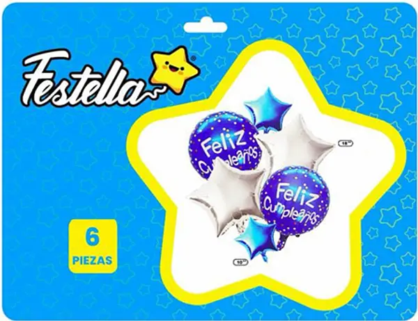 Kit Globo Osos Feliz Cumpleaños X6