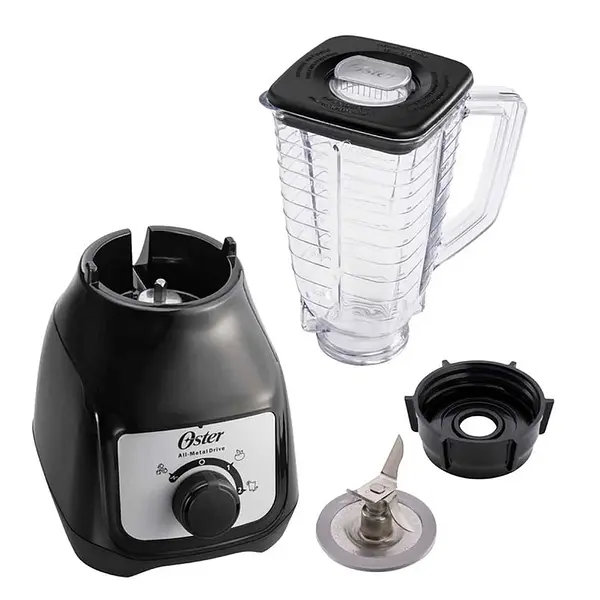 Licuadora Oster Kaliman Vaso Plástico Color Negro