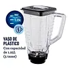 Licuadora Oster Kaliman Vaso Plástico Color Negro