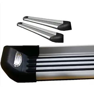 Estribos Aluminio Universales 4x4 Con Luz