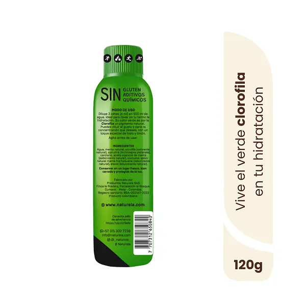 Bebida Verde Para Diluir - Clorofila