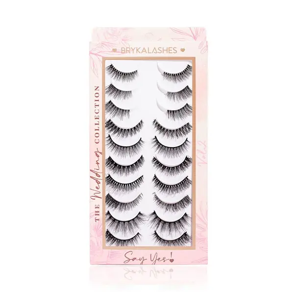Bryka Lashes Set De Pestañas X10 Ref Wedding Collection