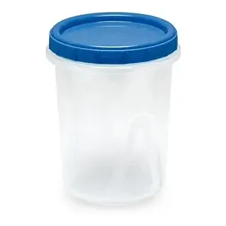 Recipiente Plastico Redondo Tapa 1 Libra Morrison