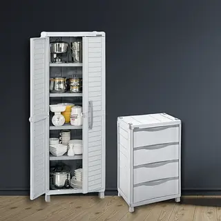 Combo Organizador Baru 2 (Armario Entrepaños+Cajonero Baru)