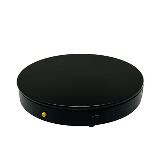 Base Giratoria 360 Con Control De 20 Centimetros Negro
