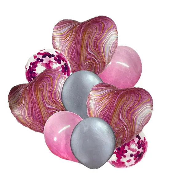 Bouqet De Globos Foil+Latex Agata Rosado