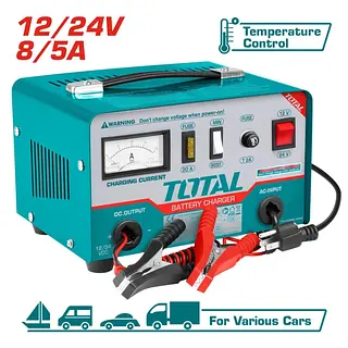 Cargador De Batería Para Carro (12v - 24v) 110v Total