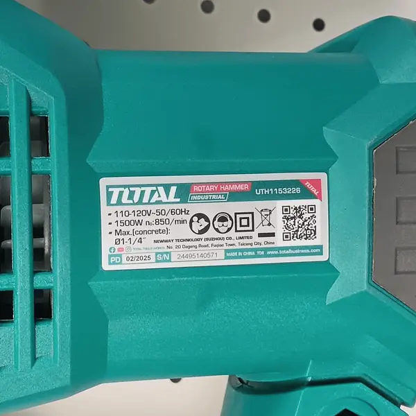 Taladro Rotomartillo 1500w 5.5 J Industrial Total