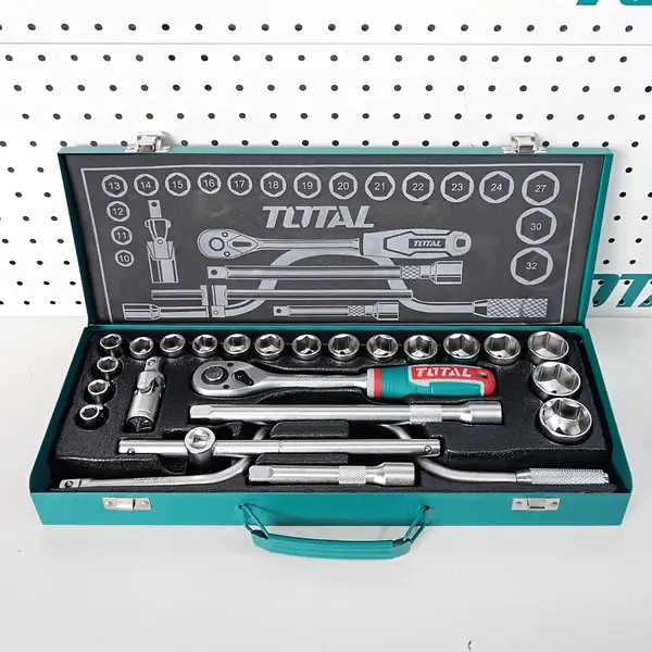 Juego De Copas Con Ratchet 1/2" - 24pzs Total