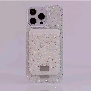 Case Diseño Swarovski Tarjetero Blanco Iphone 15