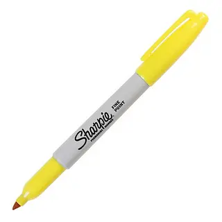 Marcador Sharpie Amarillo