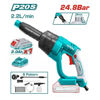 Hidrolavadora 20v Portatil 24.8 Bar Total