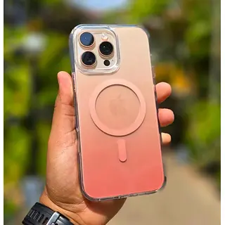 Case Transparente Degrade Cafe Magsafe Iphone 16pro