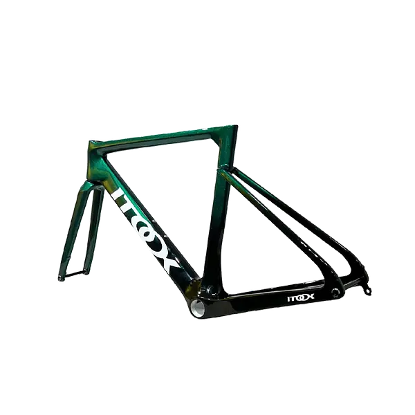 Bicicleta Agami Negro/Verde Grupo 105 Rines F1 Pro