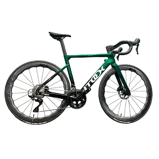 Bicicleta Agami Negro/Verde Grupo 105 Rines F1 Pro