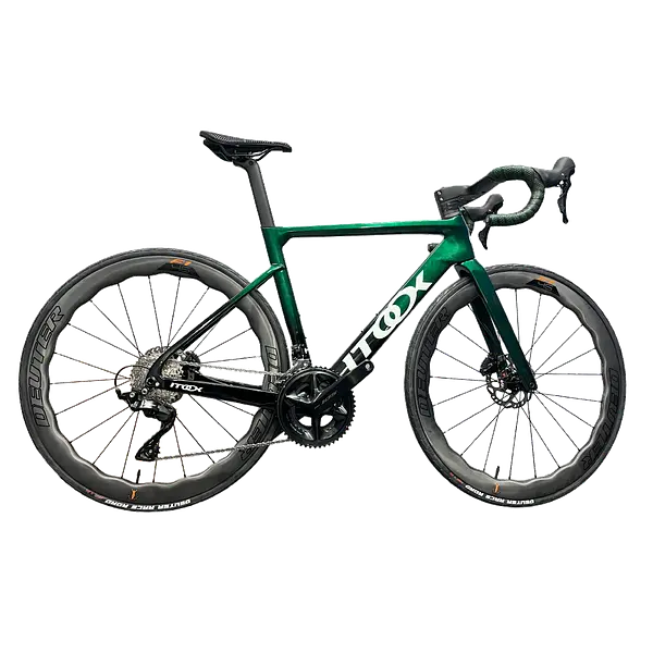 Bicicleta Agami Negro/Verde Grupo 105 Rines F1 Pro