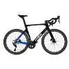 Bicicleta Compas Pro Negro Mate/Azul Grupo 105 Rines F1 Pro