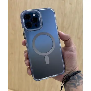 Case Borde Gris Mate Magsafe Iphone 16pro+